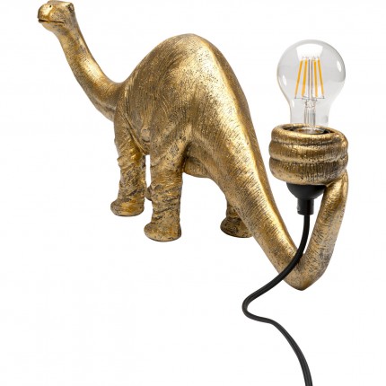 Table Lamp dinosaur gold Kare Design