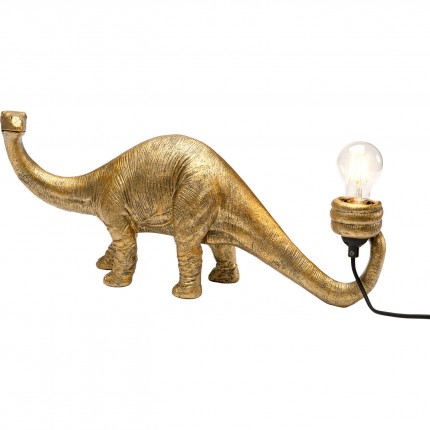 Table Lamp dinosaur gold Kare Design