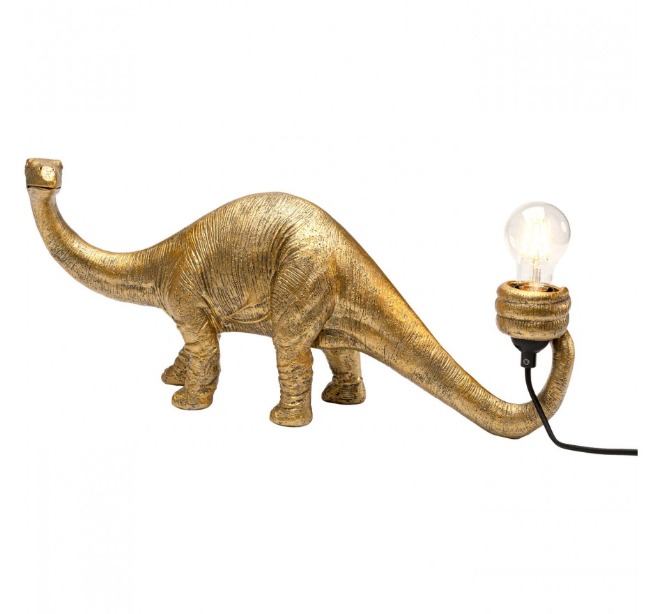Table Lamp dinosaur gold Kare Design
