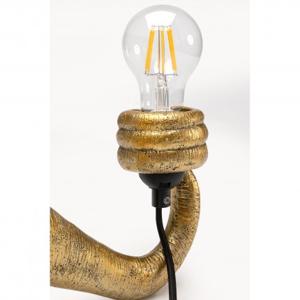 Lampe dinosaure doré Kare Design