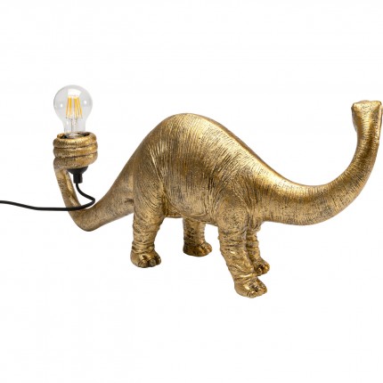 Table Lamp dinosaur gold Kare Design