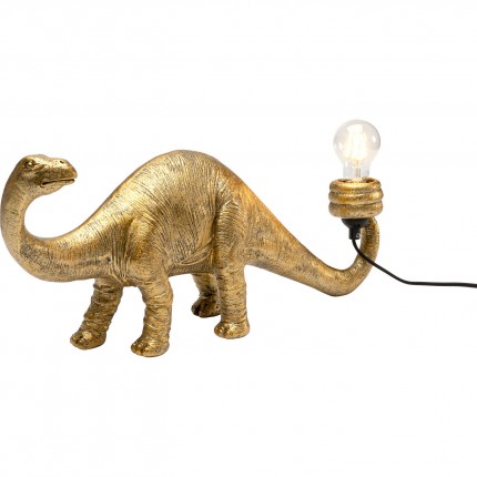 Lampe dinosaure doré Kare Design