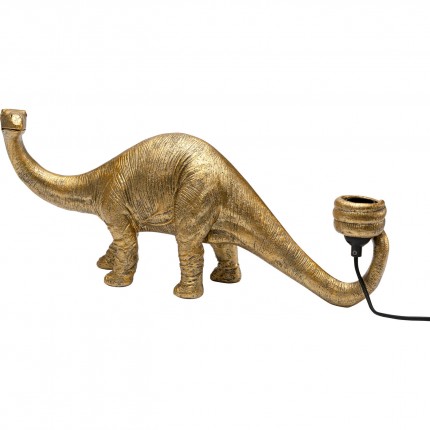 Table Lamp dinosaur gold Kare Design