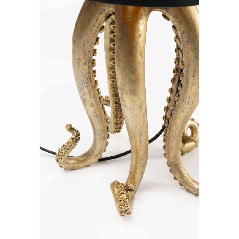 Lampe à poser Octopus doré/noir 60cm