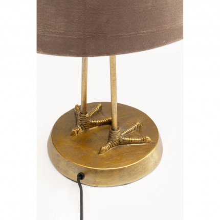 Table Lamp pelican gold Kare Design