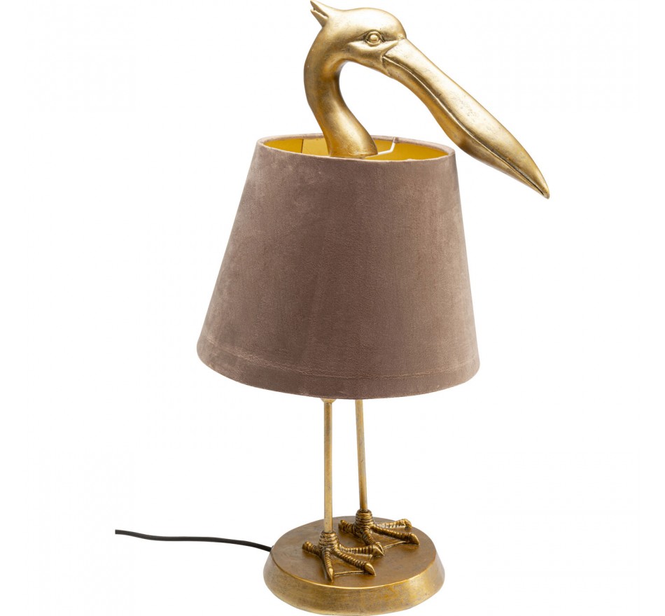 Lampe pélican doré Kare Design