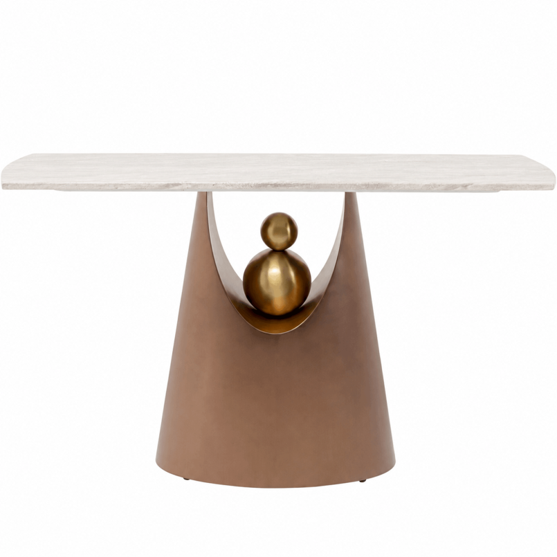 Designer Marble Console Table - Geraldo - Kare Design