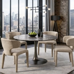 Table High Society Ø110cm grey Kare Design