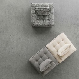 Sofa element Portofino leopard grey Kare Design