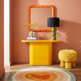 Wall Mirror Eliano 90x90cm orange Kare Design