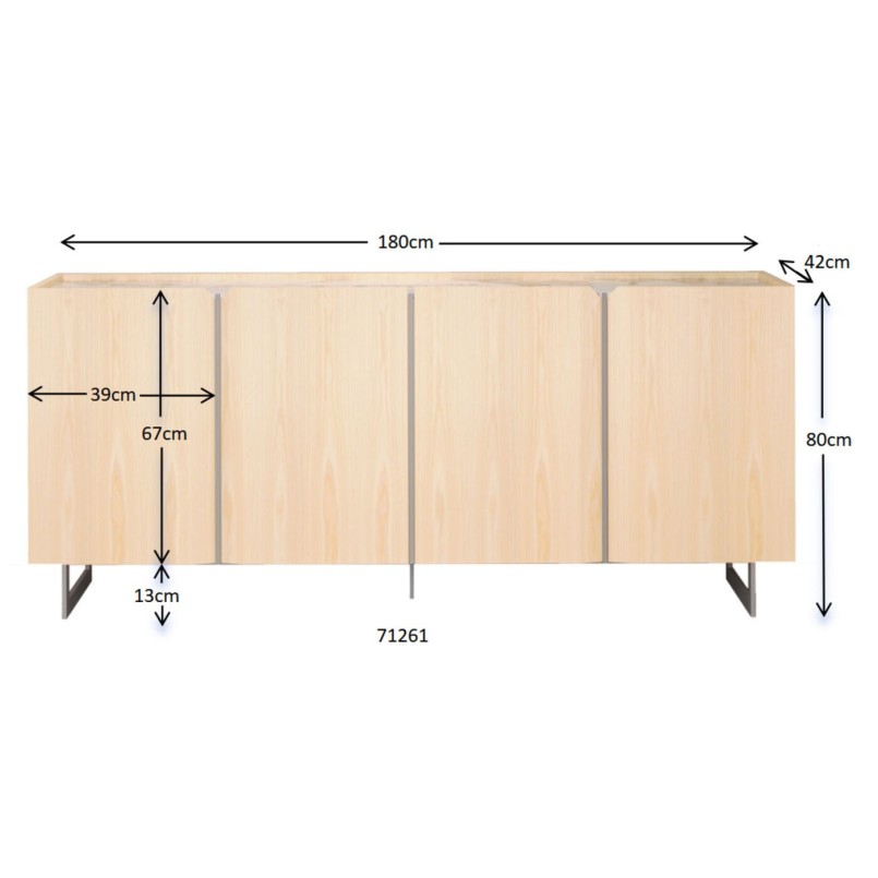 Buffet en chêne - Giulio - Kare Design