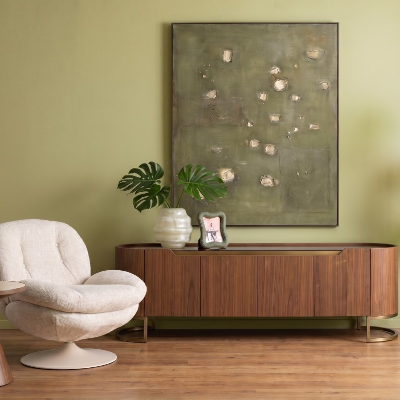Tableau abstrait vert - Moody - Kare Design