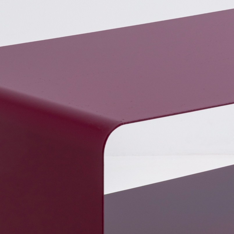 Table basse violette en acier - Lounge - Kare Design