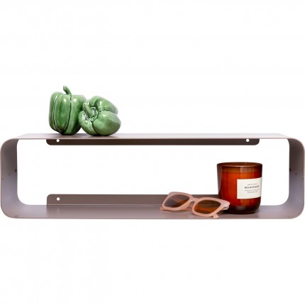Wall Shelf Lounge 58cm taupe Kare Design