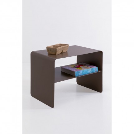 Table basse Lounge 58x37cm taupe Kare Design