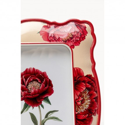 Cadre photo pivoines 17x22cm beige Kare Design