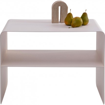 Table basse Lounge 58x37cm crème Kare Design