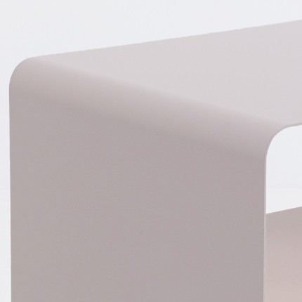 Table basse Lounge 58x37cm crème Kare Design