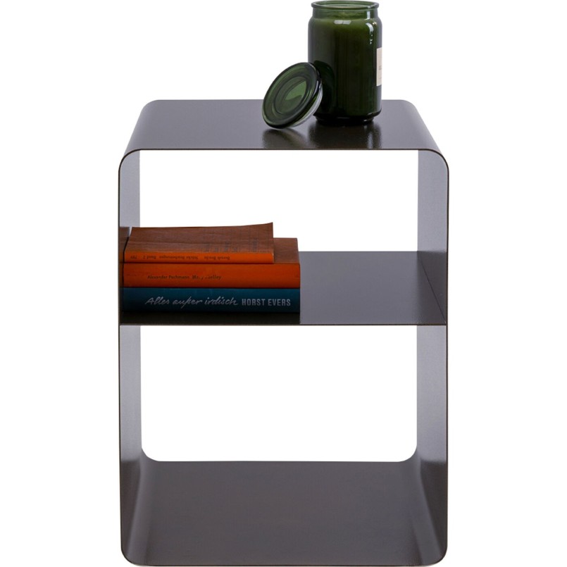 Table d'appoint bronze en acier - Lounge - Kare Design