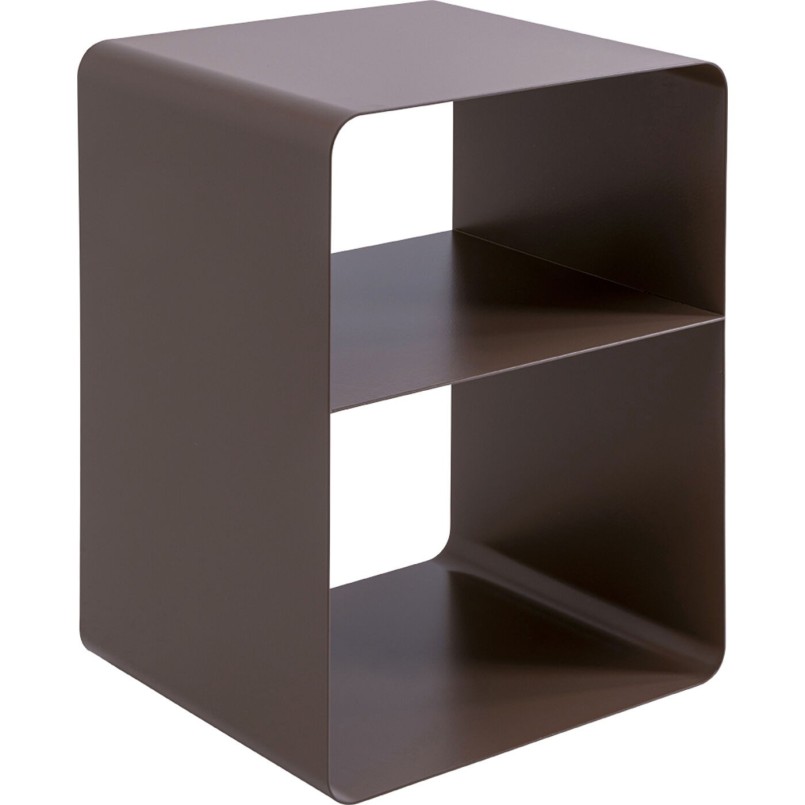 Table d'appoint taupe en acier - Lounge - Kare Design
