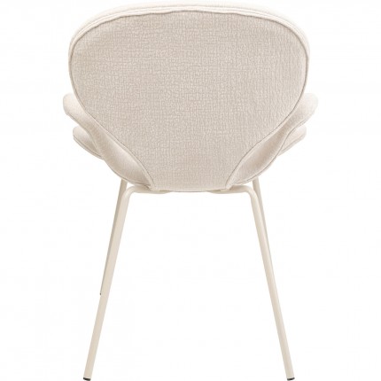 Chair with armrests Soft Blossom cream Kare Design