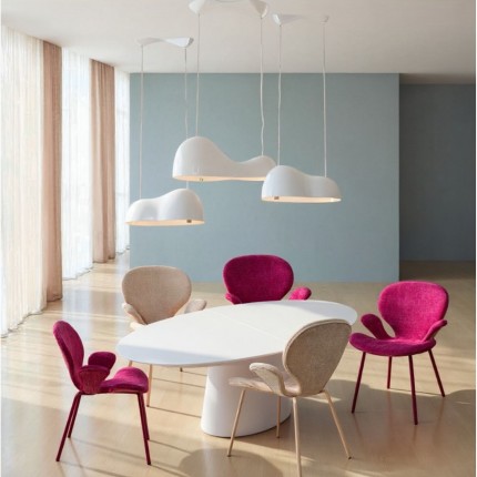 Chair with armrests Soft Blossom cream Kare Design