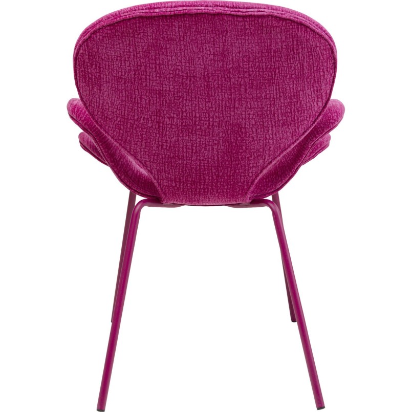 Chaise a. acc. Soft Blossom fuchsia Mono