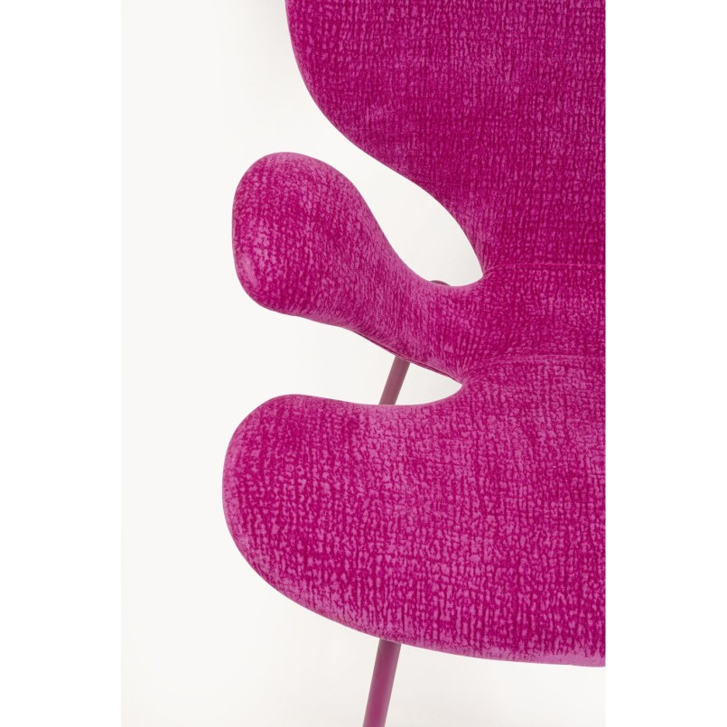 Chaise a. acc. Soft Blossom fuchsia Mono