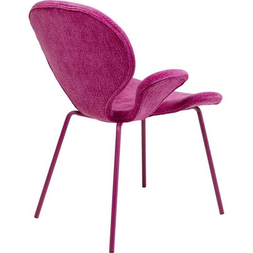 Chaise a. acc. Soft Blossom fuchsia Mono
