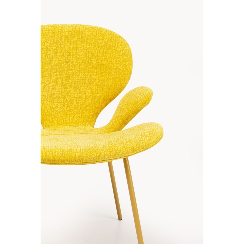 Chaise a. acc. Soft Blossom jaune Mono