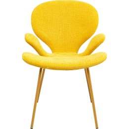 Chaise a. acc. Soft Blossom jaune Mono