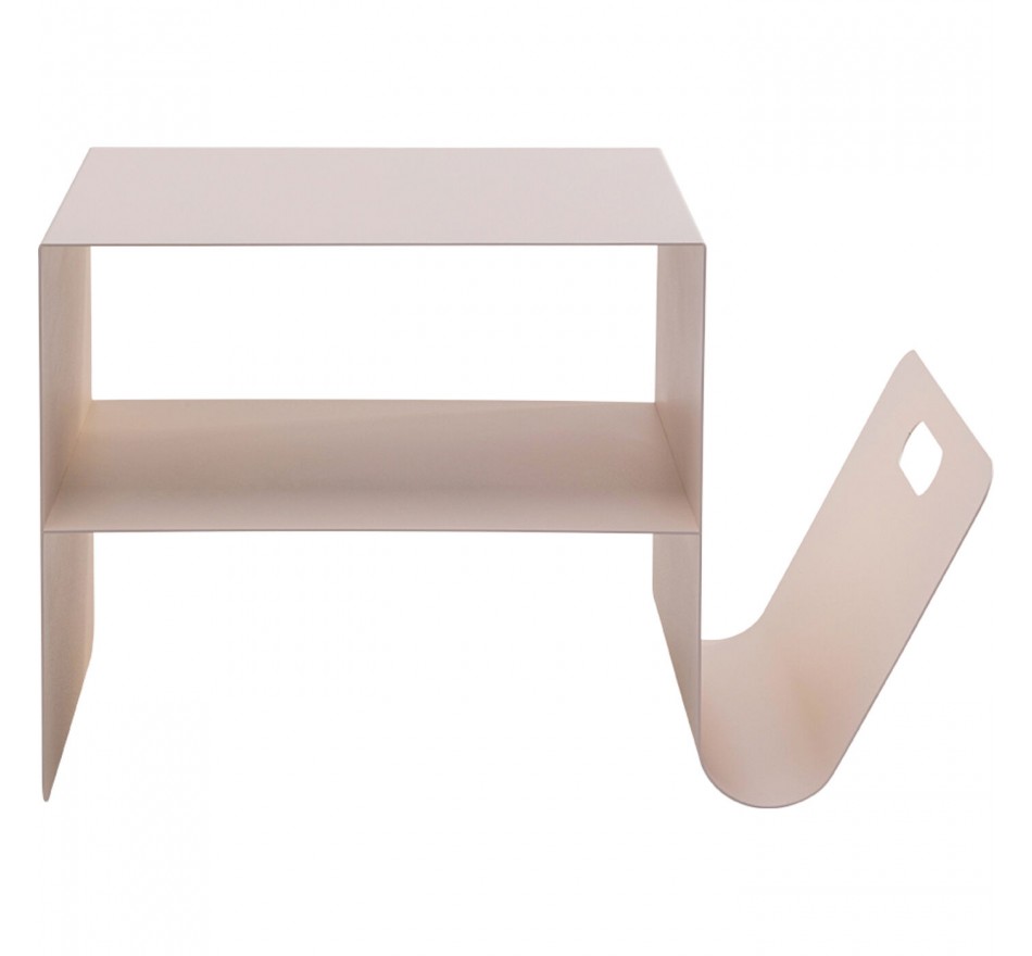 Table d'appoint Lounge News crème Kare Design