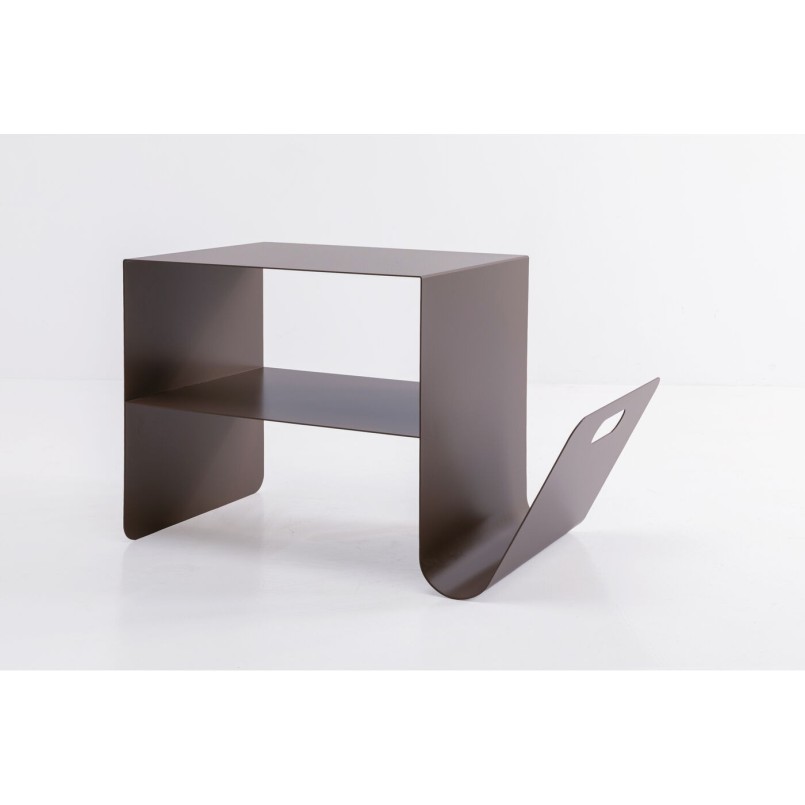 Side Table Lounge News taupe Kare Design