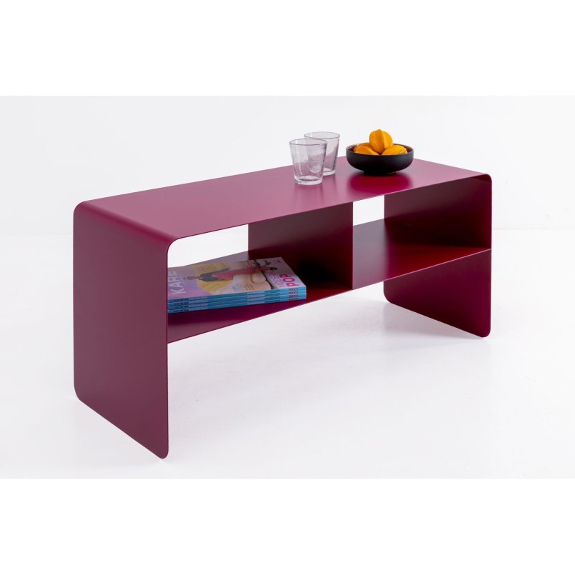 TV board Lounge 90x37cm purple Kare Design