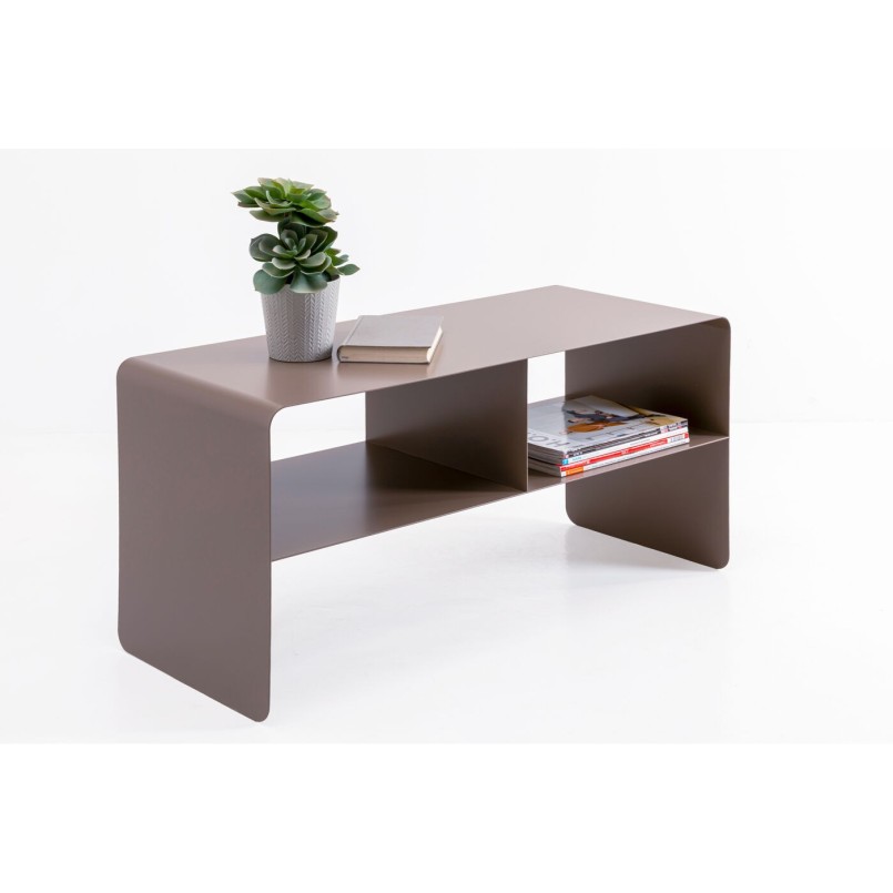 TV board Lounge 90x37cm taupe Kare Design