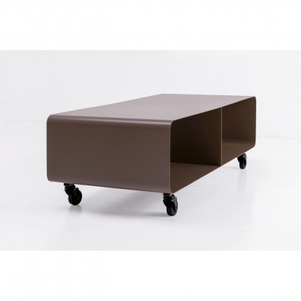 TV board Lounge on wheels taupe Kare Design