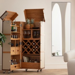 Wall Mirror Starlet 180x60cm black Kare Design