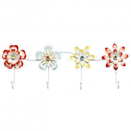 Wall Coat Rack bloomed flowers 52cm Kare Design