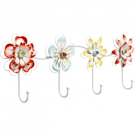 Wall Coat Rack bloomed flowers 52cm Kare Design
