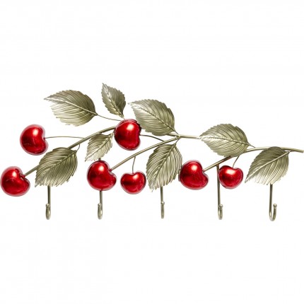 Portemanteau mural cerises 68cm Kare Design