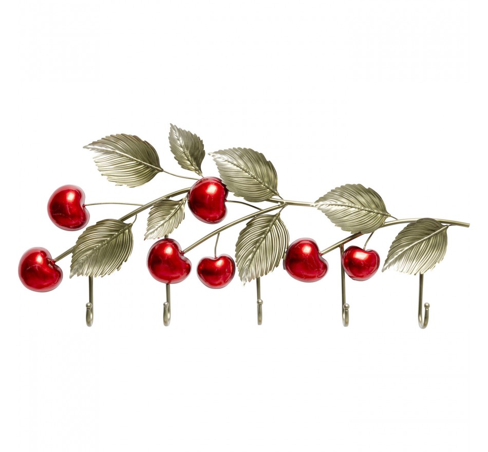 Portemanteau mural cerises 68cm Kare Design