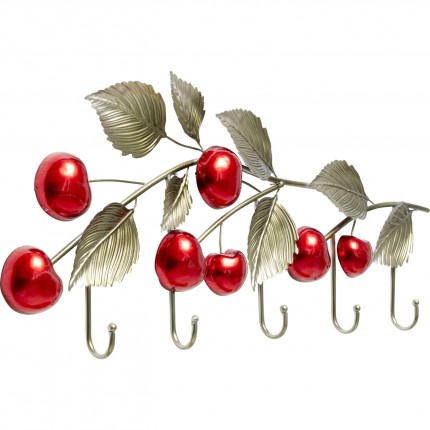 Portemanteau mural cerises 68cm Kare Design