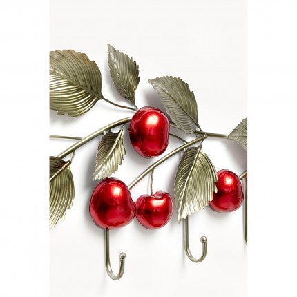 Portemanteau mural cerises 68cm Kare Design