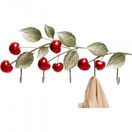Portemanteau mural cerises 68cm Kare Design