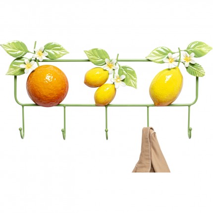 Portemanteau mural citrons 62cm Kare Design
