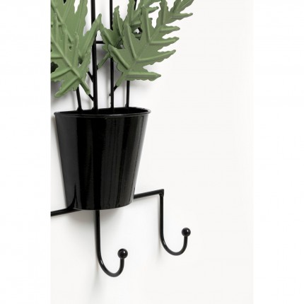Wall Coat Rack flower pot 52cm Kare Design
