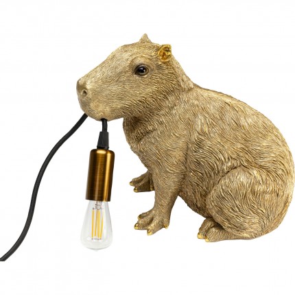 Table Lamp capybara gold Kare Design
