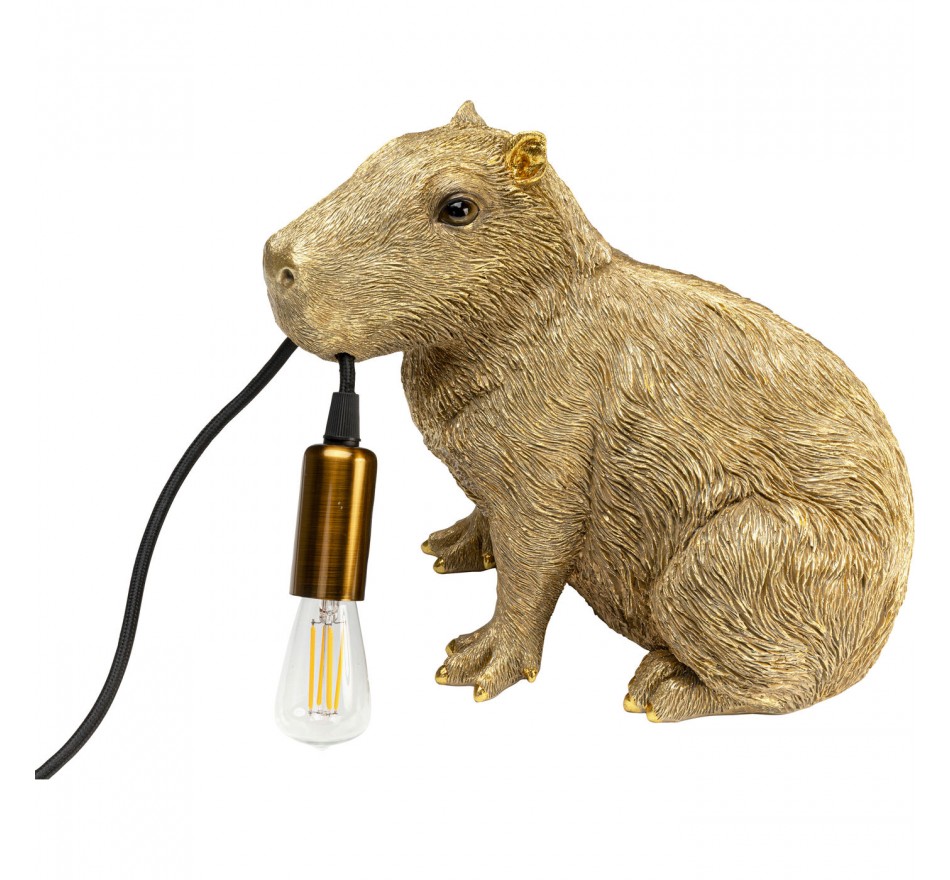 Table Lamp capybara gold Kare Design