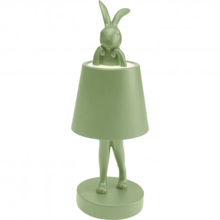 Table Lamp Animal rabbit LED 29cm green matcha Kare Design