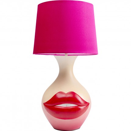 Table Lamp red lips 43cm Kare Design